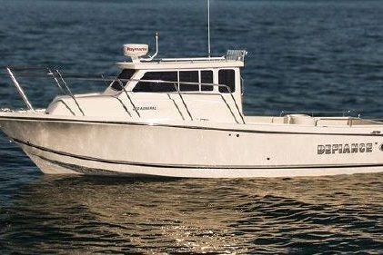 Guided charter sport fishing boat in Ketchikan